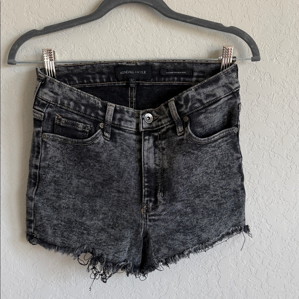 Kendall & Kylie Charcoal Jean Shorts